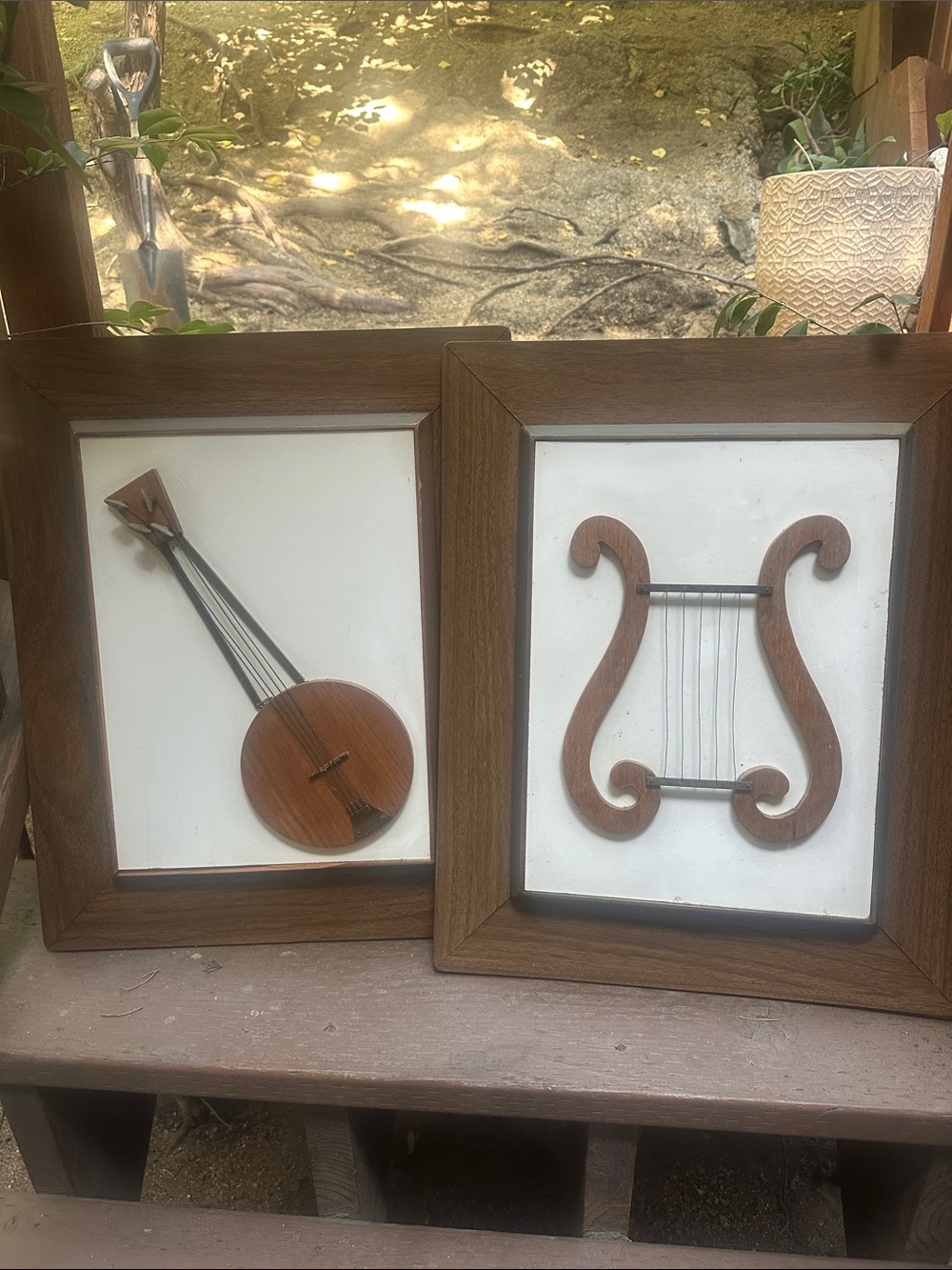 Framed Vintage Wall Art Pieces